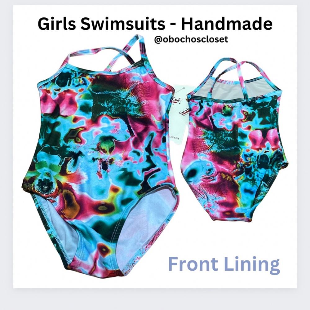 Kids Swimsuit/ BUNDLE & SAVE/  Print: Running Ink